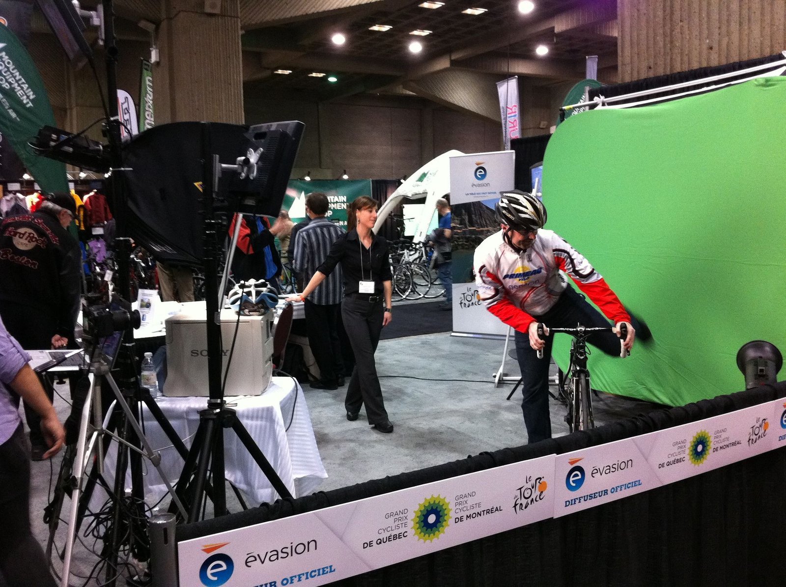 green screen images taken by a green screen photographer at an event